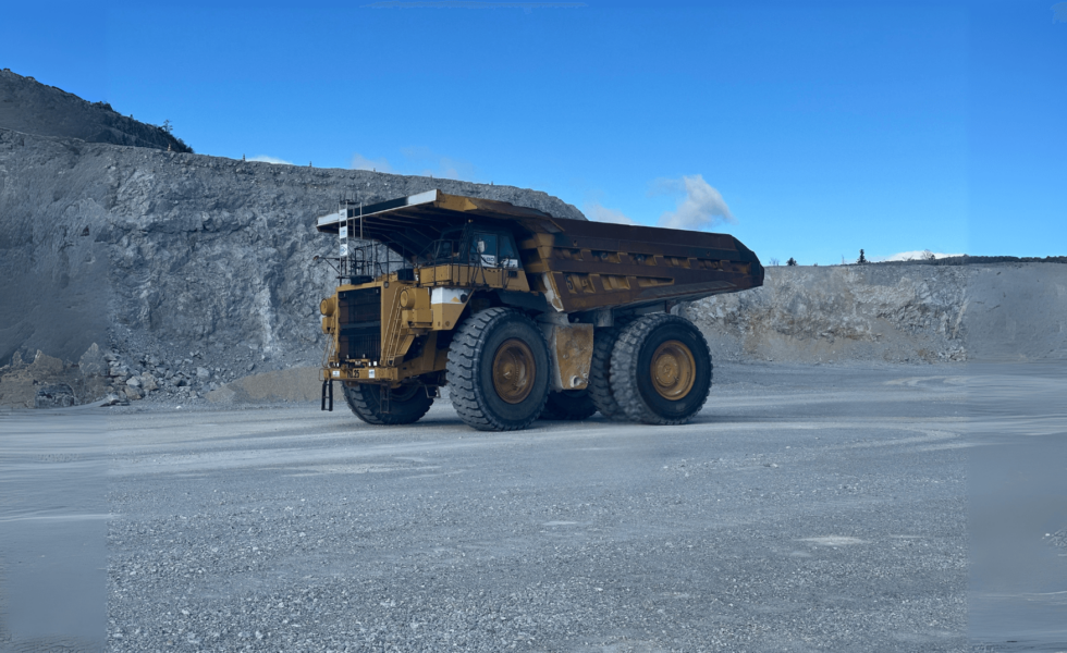 A mining truck